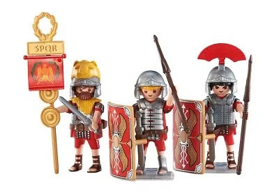 Buy Playmobil 6490 3 Roman Soldiers Brand New • 11£