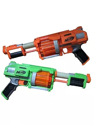 Buy NERF Dart Tag Pump Action Blaster Guns - Green And Orange • 12.99£