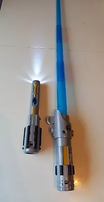 Buy LucasFilm Hasbro 2021 Starwars Blue Lightsaber. Lights Up With Sound Effects. • 12£