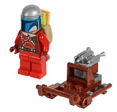 Buy NEW LEGO Santa Jango Fett Minifigure With Backpack And Sleigh From Set 75023 • 18.99£
