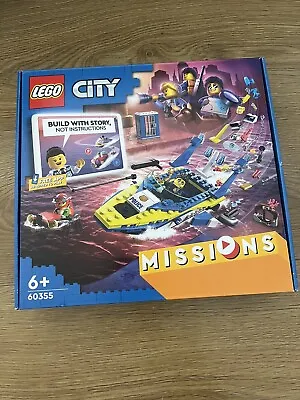 Buy LEGO 60355 City Water Police Detective Missions Speed Boat Toy Game Playset • 0.99£