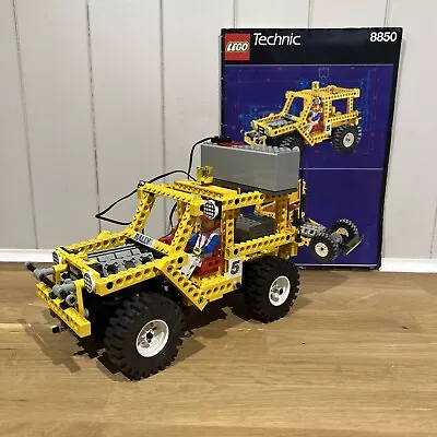 Buy LEGO TECHNIC Model Team Rally Support Truck 8850 & Working 8720 9V Motor Vintage • 35£