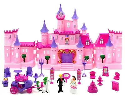 Buy My Dream Castle Girls Large Musical Castle Set Pretend Play Light Music Gift • 26.99£