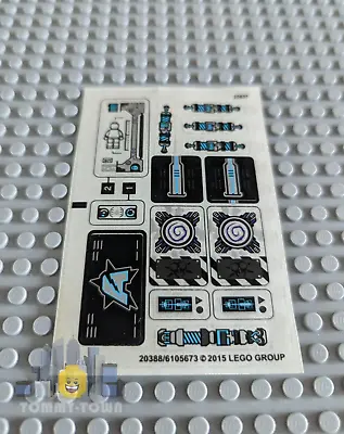 Buy Lego Ultra Agents STICKER SHEET ONLY For Lego Set 70169 Agent Stealth Patrol • 2.99£