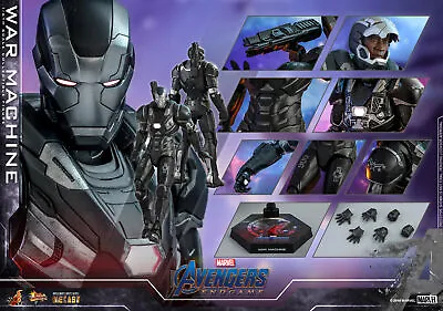 Buy Clearance Sale! Dpd Express Hot Toys 1/6 Avengers: Endgame Mms530d31 War Machine • 235.99£