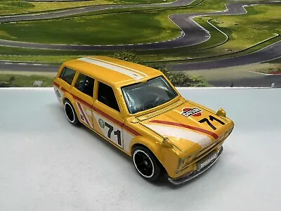 Buy Hot Wheels 71 Datsun 510 Wagon Yellow # • 3£