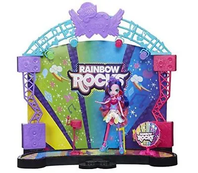 Buy My Little Pony A8060 Equestria Girls Rainbow Rocks Mane Event Stage Playset • 18.99£