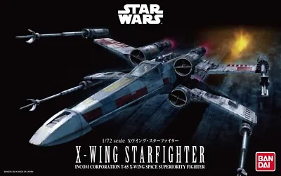 Buy Star Wars: Rebel Alliance X-Wing Starfighter 1/72 Scale Model Kit By Bandai • 39.93£