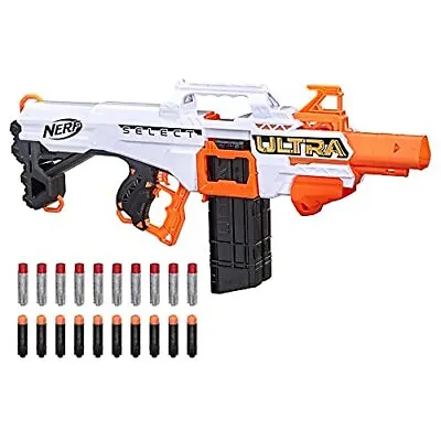 Buy Nerf Ultra Select Fully Motorized Blaster, Fire 2 Ways, Includes Clips And Darts • 45.99£