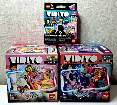 Buy LEGO Vidiyo (Music Video Maker) 43106 Unicorn DJ, 43102 Candy Mermaid, 43101 B.. • 8.63£