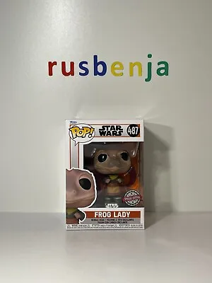 Buy Funko Pop! Star Wars The Mandalorian Frog Lady Special Edition #487 • 8.99£