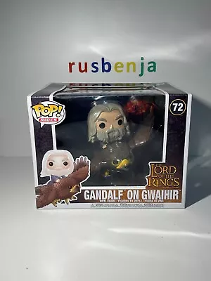 Buy Funko Pop! Movies Lord Of The Rings Rides Gandalf On Gwaihir #72 • 27.99£
