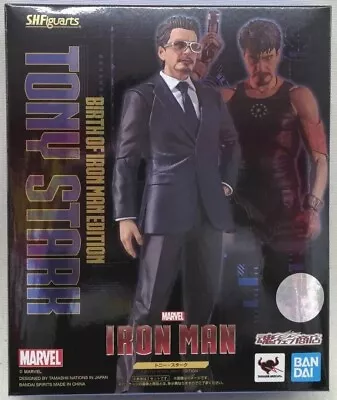 Buy Bandai Tamashii Nations S.H. Figuarts Iron Man 4 Tony Stark Birth Of Iron Man Ed • 68.16£