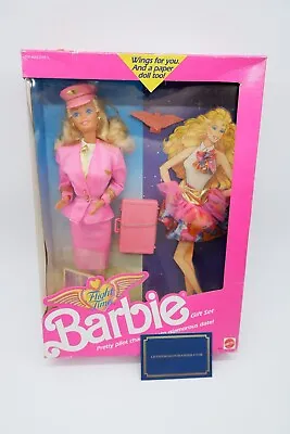 Buy 1989 Barbie Flight Time Gift Set Made In Malaysia  • 214.51£