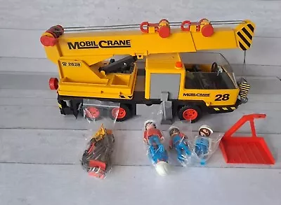 Buy Vintage Playmobil Germany 3761 Mobile Crane Playset 1981 - 1992 • 40£