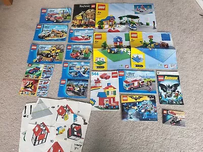 Buy Lego Instructions Manuals Bundle X18 • 19.99£