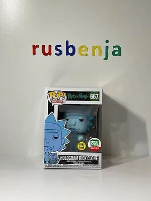 Buy Funko Pop! Animation Rick And Morty Hologram Rick Clone Glows In The Dark #667 • 24.49£