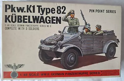 Buy Bandai 1:48th Scale German Pkw.K1 Type 82 Kubelwagon Pin Point Series. Unstarted • 28.99£