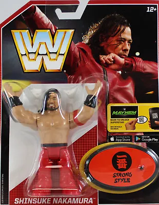 Buy Wwe Retro App Action Mattel Series 6 Wrestling Figure Shinsuke Nakamura Wrestler • 7.99£