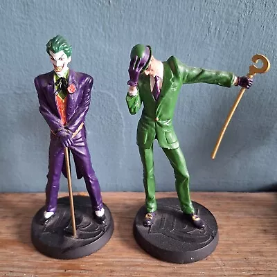 Buy DC COMICS EAGLEMOSS DIECAST Riddler And Joker Figures • 14£