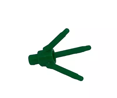 Buy 1 X Lego Part 24855 Plant Flower Stem With Bar Holder, Bar, And 3 Stems - GREEN • 1.44£