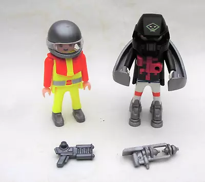 Buy PLAYMOBIL Figures With Rocket Backpack To Set 4877 Agent Detector Jet (C) • 5.95£