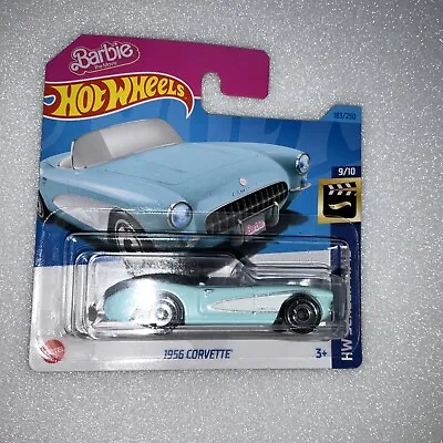 Buy Hot Wheels 2023 - 1956 Corvette BARBIE - HW Screen Time - CAR SHORT CARD - HKK87 • 15£