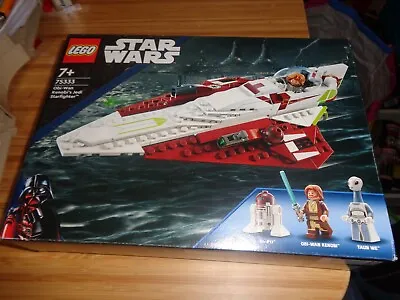 Buy Lego Set 75333 Star Wars Obi-wan Kenobi's Jedi Starfighter Boxed New 2022 • 11.01£