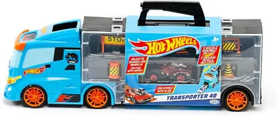 Buy Hot Wheels Transporter 40  - 14 Car Storage Case With Rescue Vehicle Included • 21.49£