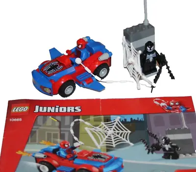 Buy LEGO Juniors 10665 Marvel Spiderman Spider Car And Venom • 0.99£
