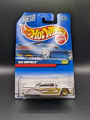 Buy Hot Wheels #1000 59 Chevy Impala Lowrider Diecast Sealed Vintage Release 1999 • 5.95£