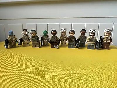 Buy Lego Star Wars - Rebel Alliance Trooper Lieutenant Corporal Duros Rodian Bundle • 35£