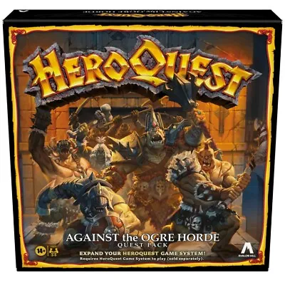 Buy HASBRO'S Avalon Hill Heroquest Against The Ogre Horde Quest Pack • 41.99£