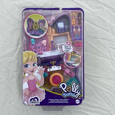 Buy Polly Pocket Sparkle Stage Bow Compact Brand New Sealed Pop & Swap Mattel  • 13.99£