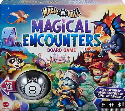 Buy Mattel Games Magic 8 Ball Magical Encounters Board Game For Kids, Cooperative 8 • 20.92£