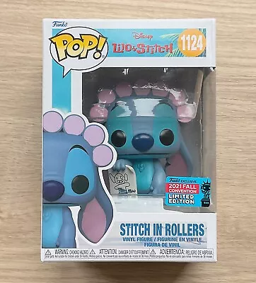 Buy Funko Pop Disney Lilo & Stitch - Stitch In Rollers NYCC #1124 + Free Protector • 39.99£
