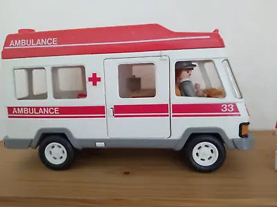 Buy Playmobil Ambulance 3456.   Missing Parts. Vintage 1985 • 14.50£