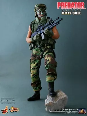 Buy AS NEW Hot Toys MMS73 BILLY SOLE Predator 1/6 Collectible Figure 2009 • 368.10£
