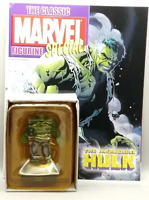Buy Eaglemoss Classic Marvel Figurine Collection Incredible Hulk With Mag, Pstr + Bx • 25£