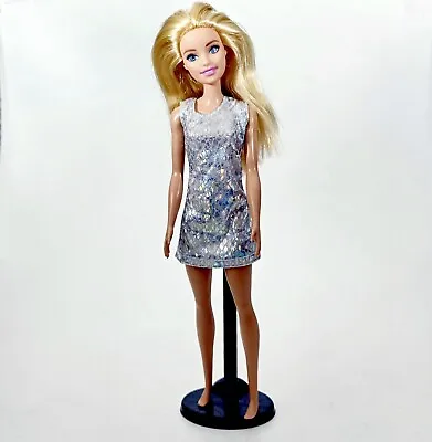 Buy ©2015 Mattel BARBIE Fashionistas With Glitter Dress Fashion Doll Doll Dollar • 8.12£