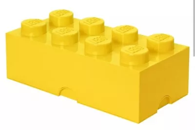 Buy Large 8 Stud Yellow Lego Stacking Brick Storage Container 50cm By 25cm By 15cm • 18£