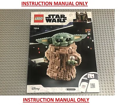 Buy LEGO Instruction Manual ONLY For Set 75318 Star Wars The Child Brand New • 8.50£