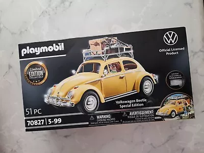 Buy Playmobil 70827 VW Volkswagen Beetle Yellow Family Car Collectors Edition New  • 24.95£
