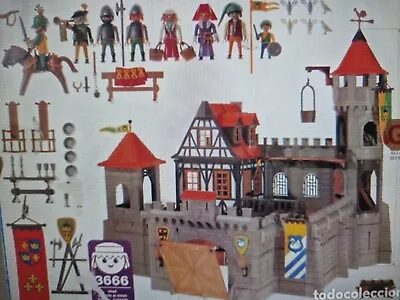 Buy Playmobil 3666 Knights Castle And Extras • 85£
