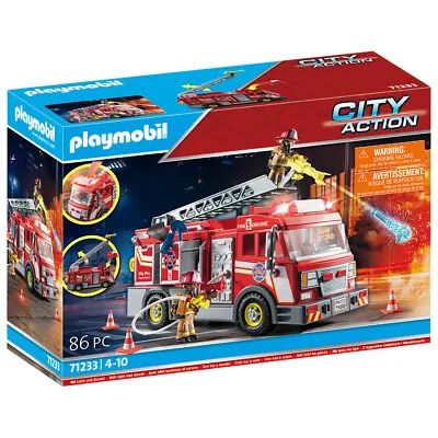 Buy Playmobil Fire Engine With Flashing Lights • 29.49£