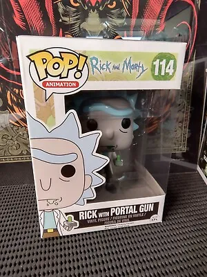 Buy Rick And Morty - Rick With Portal Gun Funko Pop! #114 • 35.99£