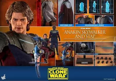 Buy Tms020B Hot Toys Star Wars Anakin Skywalker Stap Dx • 506.64£