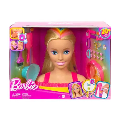 Buy Barbie Barbie Styling Head Rainbow Hair DISTRIBUTION • 41.97£