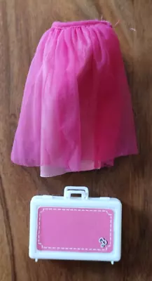 Buy Vintage Mattel Barbie_Original #7929 Day To Night Barbie Skirt & Case_1984 • 15.31£