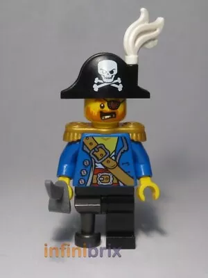 Buy Lego Pirate Captain Minifigure From Set 31109 Pirates Blue Coat NEW Pi185 • 8.75£